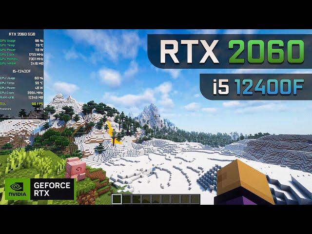 Minecraft 1.21 Complementary Unbound Shaders VS Vanilla | RTX 2060 + i5 12400F