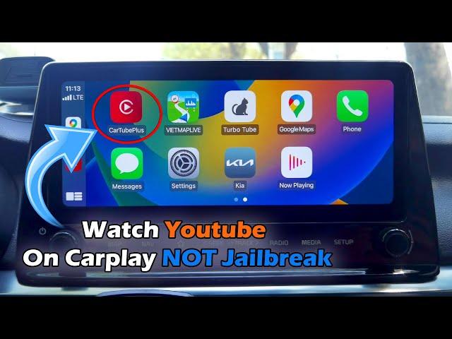 Watch Youtube On Carplay NOT Jailbreak With TrollStore