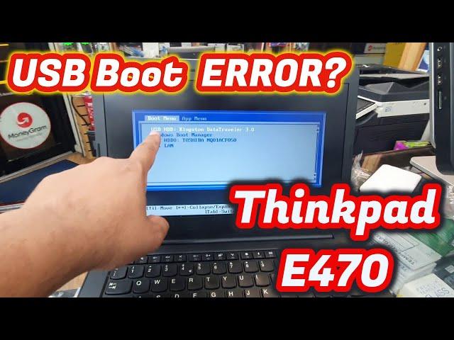 Lenovo ThinkPad E470 Bios And USB Boot Error || Solved