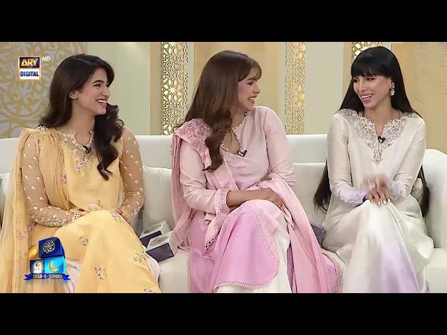 Meet Your Favorite Actress "Sonya Hussyn" with her sister's in shan e suhoor