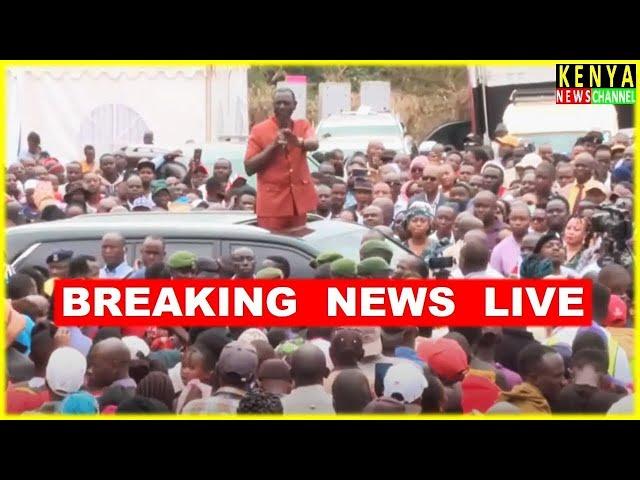 LIVE - Ruto BLOCKED by Crowd in Eastleigh Kamukunji Nairobi