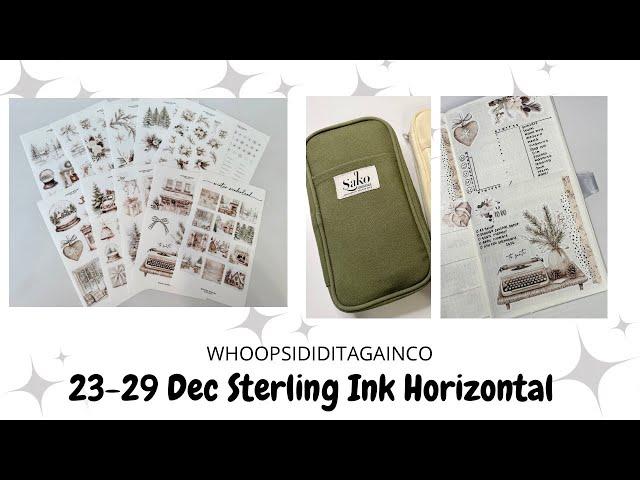 Sterling ink N1 Plan with me 23-29 Dec 2024