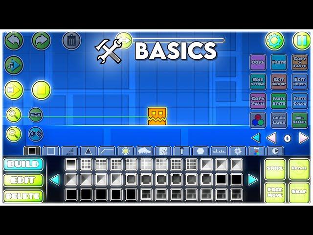 Geometry Dash 2.2 Editor Guide - Basics, Blocks, Colours [#1]