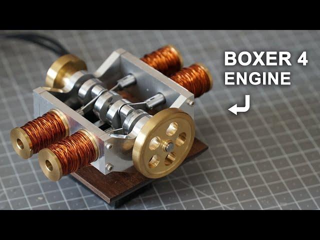 Making a Solenoid Boxer 4 Engine
