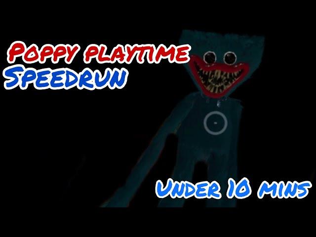 Poppy Playtime Chapter 1 Speedrun - Gameplay Walkthrough (UNDER 10 MINUTES)