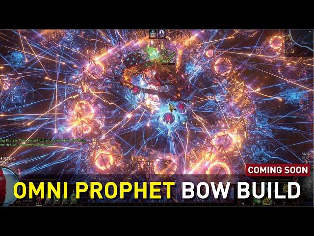 This Bow Build killed my PC (Literally)...【Omni Prophet Scourge Arrow of Menace】Sneak Peek | 3.25