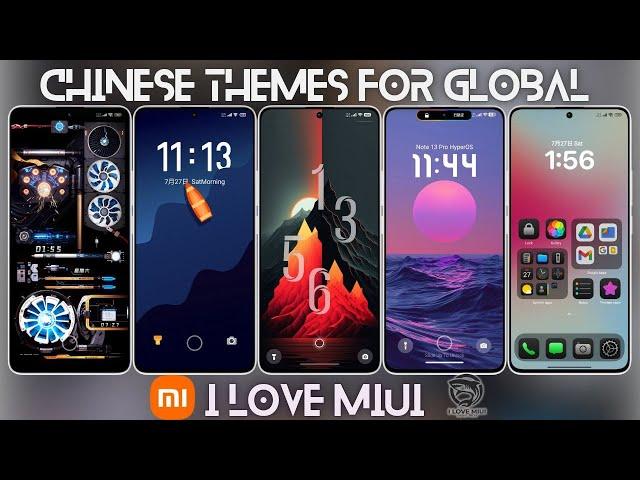 Beautiful Chinese Themes For Xiaomi Global Part 24 | I Love Miui