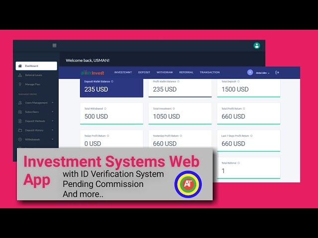 Create a Professional hyip investment Website