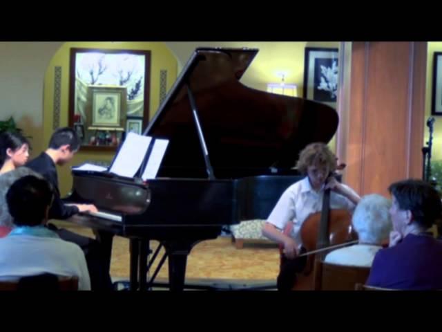 Adrian Liu and Paul Maxwell Play Brahms' Sonata for Piano and Cello