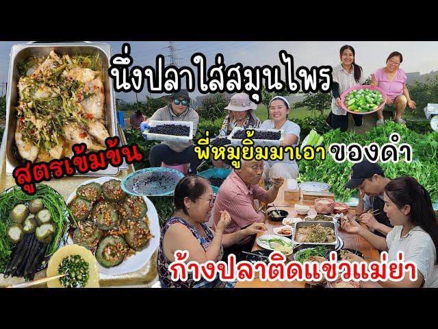 EP.883 นึ่งปลาใส่สมุนไพรสูตรเข้มข้น กลิ่นหอมทั่วปฐพี กินเพลินจนก้างติดฟันและนำโชคบินได้