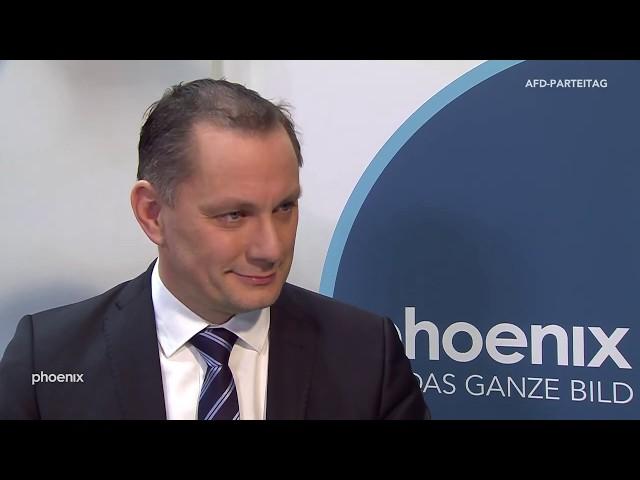 Tino Chrupalla (AfD-Bundessprecher) im  Interview am 01.12.19