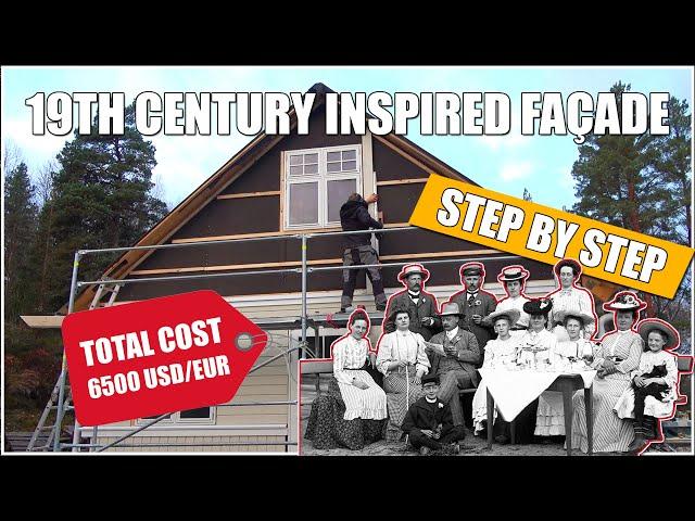 Building a 19th century inspired façade. (Ep.9) Building a house by myself