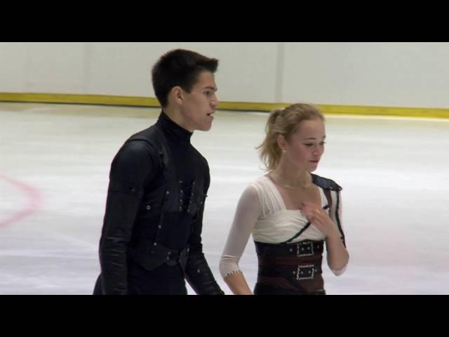 2016 ISU Junior Grand Prix - Tallinn - Pairs Short Program - Alina USTIMKINA / Nikita VOLODIN RUS