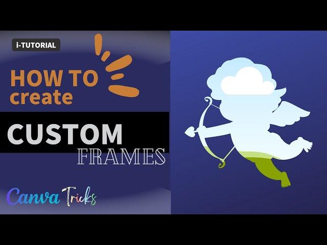 How to create CUSTOM FRAMES in Canva