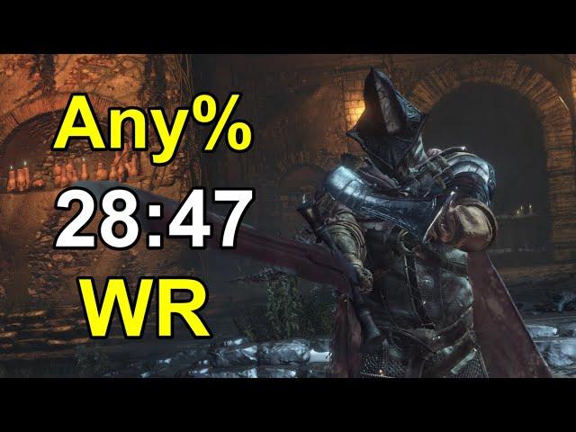 Dark Souls 3 Any% Speedrun World Record in 28:47