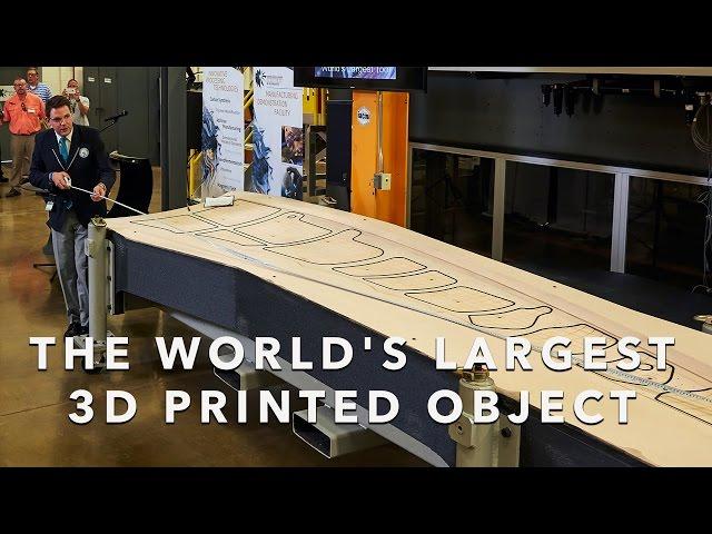 The World's Largest 3D Printed Object (U.S. Department of Energy)