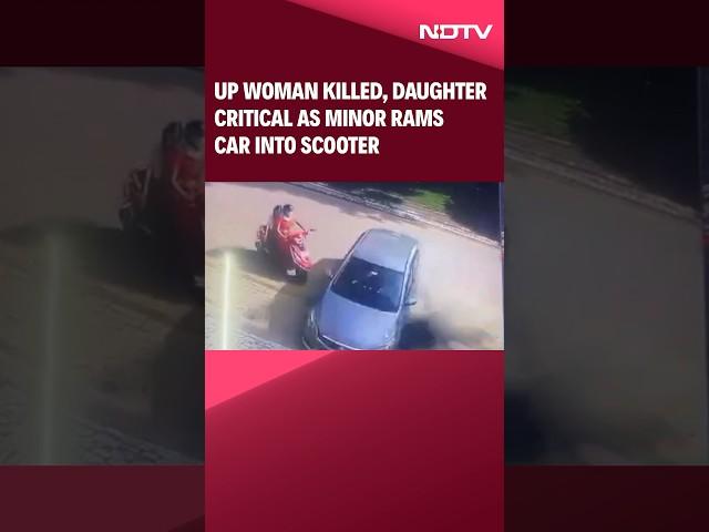 Kanpur Accident News | UP Woman Killed, Daughter Critical As Minor Rams Car Into Scooter