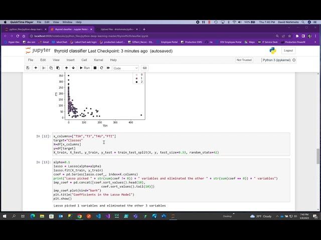 Machine Learning - using LightGBM to classify multi-class tyroid features