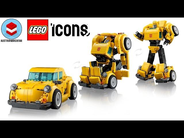 LEGO Transformers 10338 Bumblebee - LEGO Speed Build Review