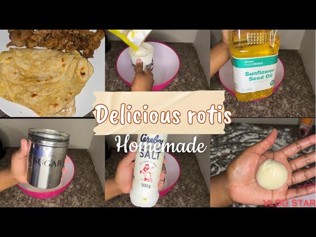 Homemade soft Rotis || South African Youtuber || flatbread || easy || must try!