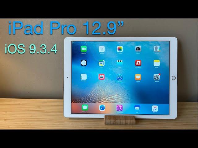 Unboxing an iPad Pro 12.9" 1st Gen on iOS 9