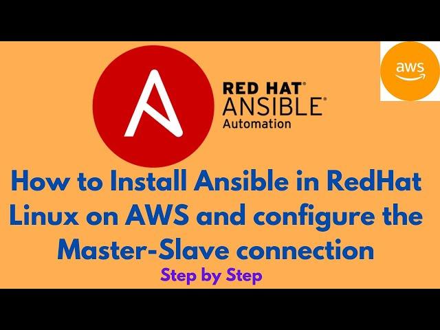 How to Install Ansible in Redhat 9 Linux on AWS  | Configure the Master-Slave| Ad-hoc Commands 2023