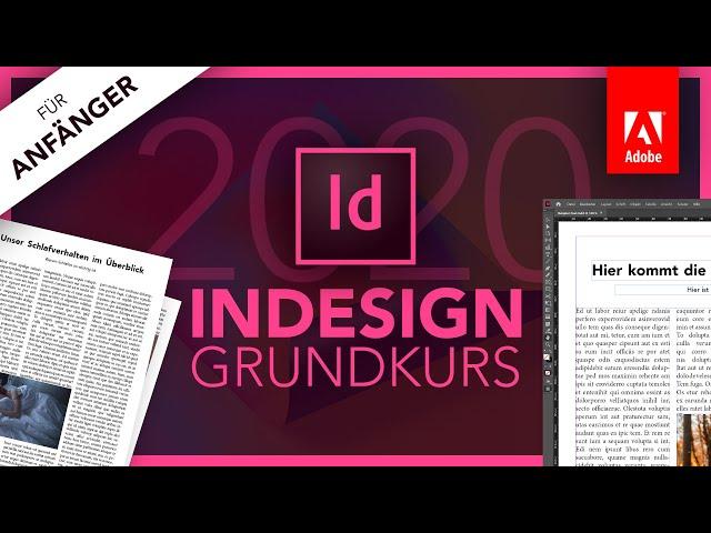 Adobe InDesign 2020 (Grundkurs für Anfänger) Deutsch (Tutorial)