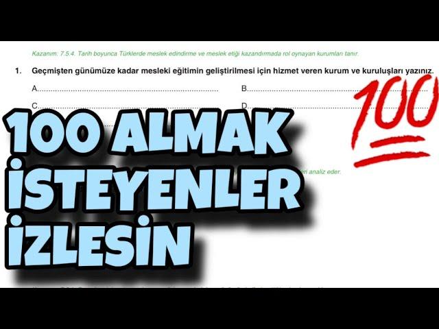 7.Sınıf Sosyal Bilgiler 2.Dönem 2.Yazılı