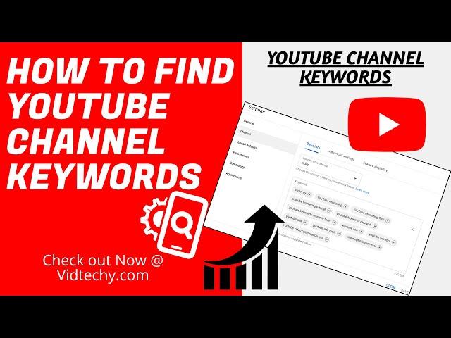 How to find YouTube channel keywords