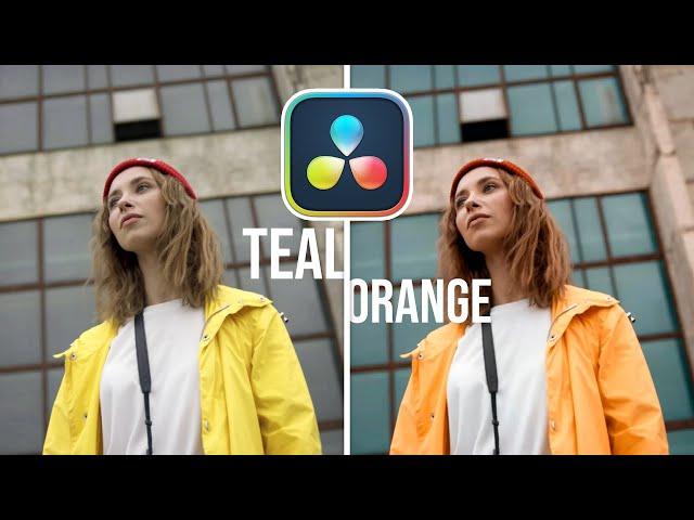 Color Grading in DaVinci Resolve - Teal & Orange | Tutorial Deutsch