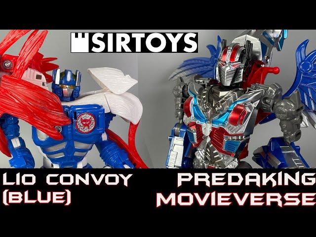 SIRTOYS Beast Wars II Lio Convoy (Blue) and Predaking Movieverse KNOCK-OFFS | VIDEO REVIEW