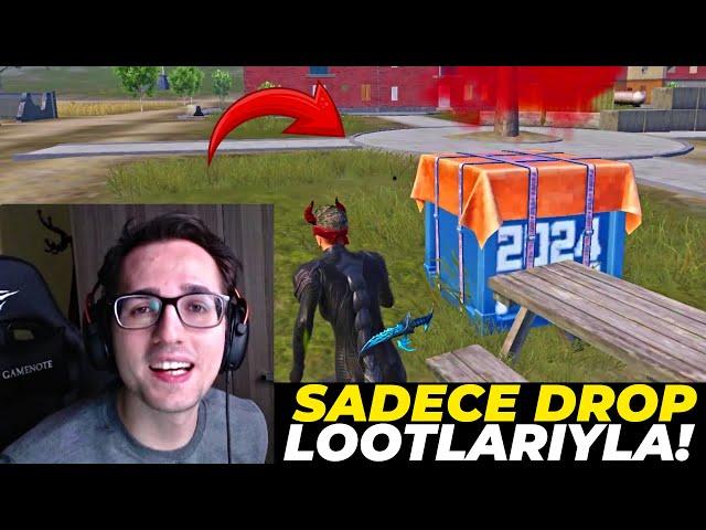 SADECE DROP LOOTLARIYLA WIN ALMAK ? Part 2 - PUBG MOBILE