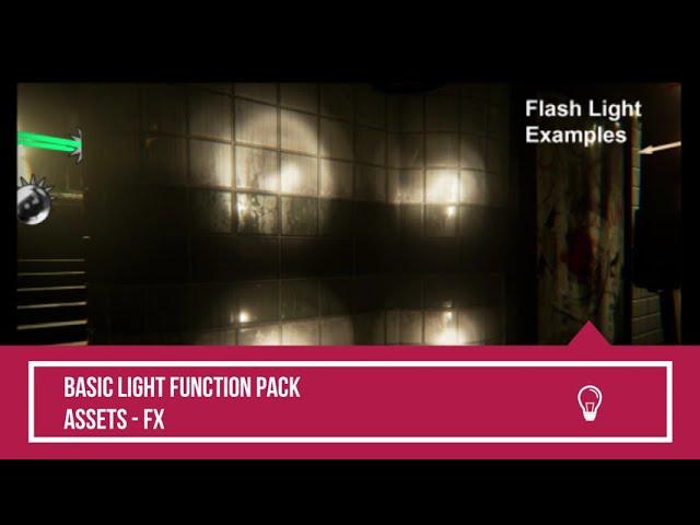 unreal engine 4 Basic Light Function Pack ASSETS - FX