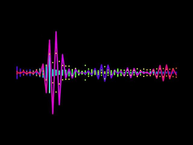 Vecteezy digital audio spectrum equalizer effect on black background