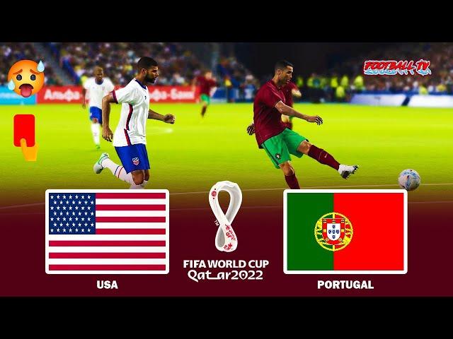 PES 2021 | USA vs PORTUGAL | FIFA World Cup 2022 | Match eFootball Gameplay PC