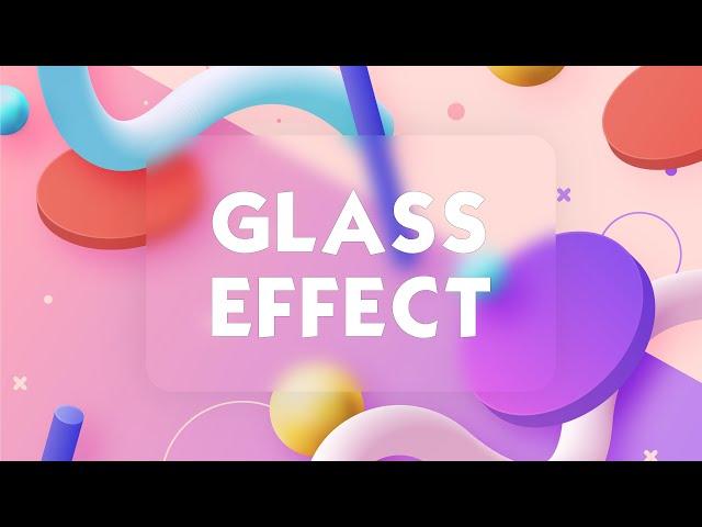 Glass Effect with CSS, Glassmorphism CSS, Frosted Glass Effect