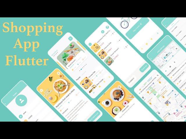 Flutter Food Delivery App | Payment With Paypal  |Google Search Address  | Part 5