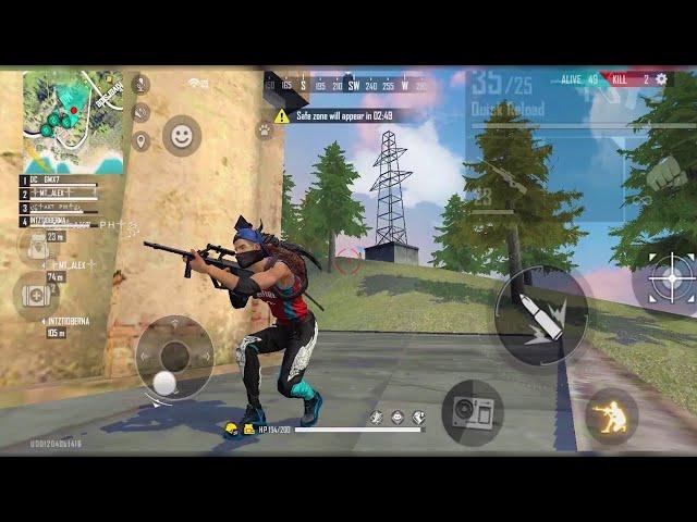 Game Garena Free Fire Android Gameplay #49 (Mobile Player)  Xiaomi Black Shark 2