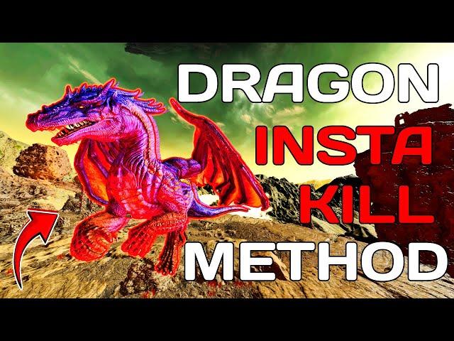 SOLO ALPHA DRAGON INSTA KILL Glitch Method ark Ascended Ark ASA Element DUPE