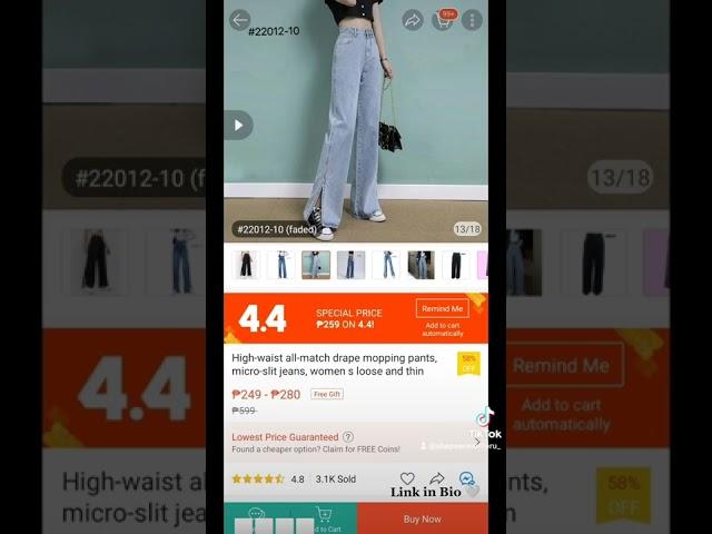 Outfit IdeasFrom Shopee #shopeefinds #review #shopee #ootd #zara #widelegpants #croptop #shopeehaul