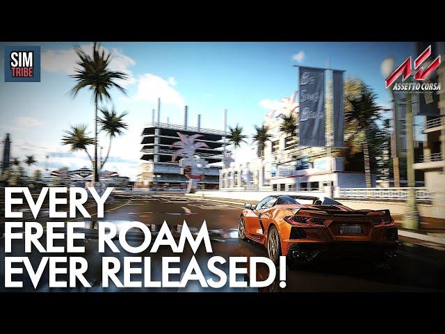 EVERY Free FREE ROAM / OPEN WORLD Map for Assetto Corsa 2023 | 25 Tracks & Download Links!