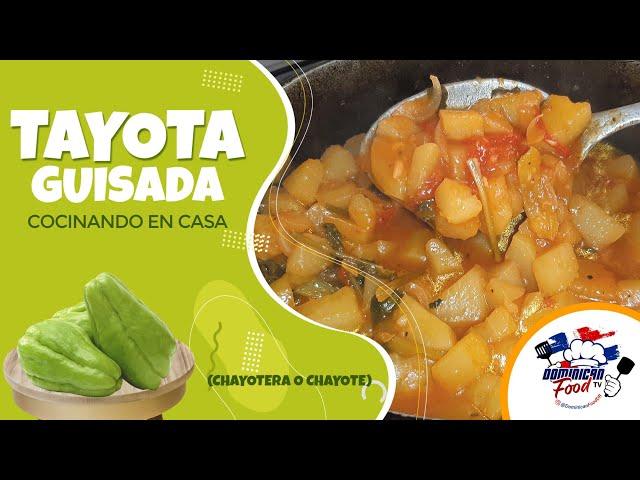 RECETA: Tayota (Chayotera o Chayote) Guisada I Cocinando en Casa 