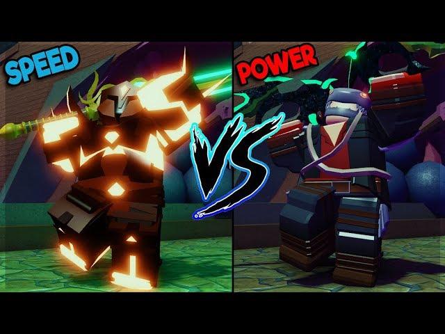 SPEED VS POWER *BEST WARRIOR SKILL* IN GHASTLY HARBOR DUNGEON QUEST ROBLOX