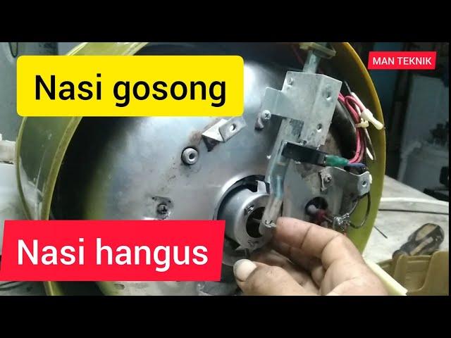 Cara perbaiki rice cooker nasi hangus atau gosong