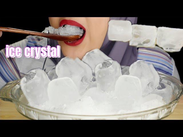 ASMR ICE EATING |MAKAN ES BATU|CRYSTAL ICE&SHAVED ICE|segar|(satisfying sound)ASMR MUKBANG INDONESIA