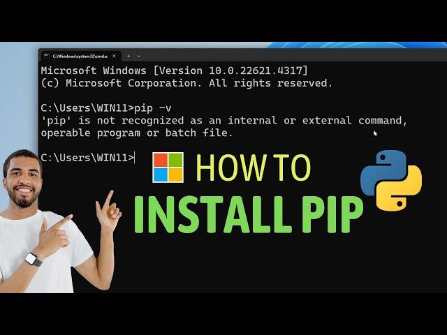 How to Install PIP in Python - Windows 10/11 (2024)