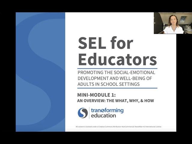 SEL for Educators: Mini Module #1