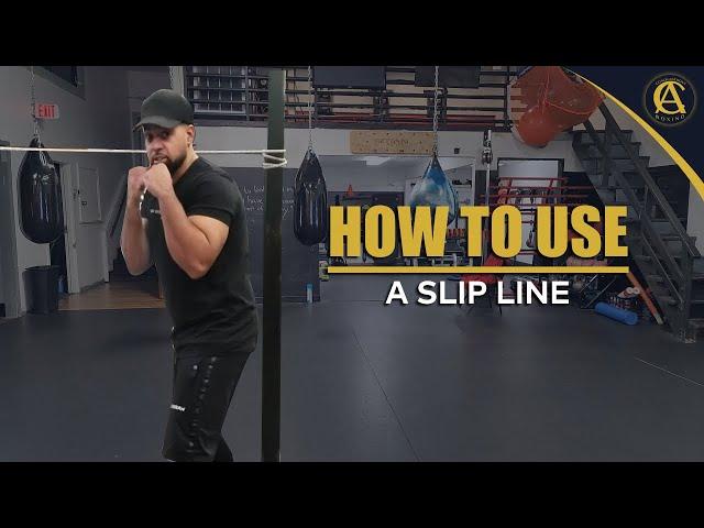 Boxing | How to use a Slip line