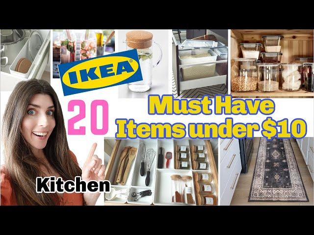 20 IKEA Must Have Items Under $10 / TOP Kitchen Organization & Decor at IKEA 2021