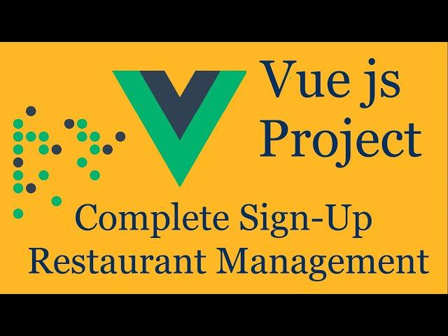 Vue js project #8 Complete Sign Page and Redirections